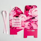 Коробка подарочная складная, упаковка, «Enjoy every moment», 12 х 12 х 12 см - Фото 5