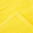 Полотенце махровое «Экономь и Я», 35х60 см, цвет солнечный жёлтый - Фото 3