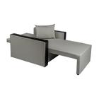 Кресло- кровать "Милена-2" ASH/Экокожа черная - Фото 2