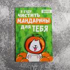 Набор в косметичке «Я принес тебе», блокнот, стикеры, значок, ручка - Фото 4