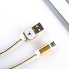 Набор держатель для провода+кабель micro USB «Winter», 1А, 1м - фото 51451357 Набор держатель для провода+кабель micro USB «Winter», 1А, 1м - фото 51451357