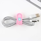 Набор держатель для провода+кабель micro USB «С новым годом», 1А, 1м - фото 51451361 Набор держатель для провода+кабель micro USB «С новым годом», 1А, 1м - фото 51451361