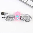 Набор держатель для провода+кабель micro USB «С новым годом», 1А, 1м - фото 51451362 Набор держатель для провода+кабель micro USB «С новым годом», 1А, 1м - фото 51451362