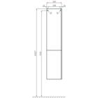 Шкаф-колонна Aquaton «Беверли», левая, белый 29,7 см х 39,7 см х 168,2 см - Фото 6