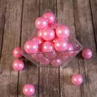 Кондитерская посыпка «Сахарные шарики» 12 мм, розовые, перламутровые, 50 г - Фото 5