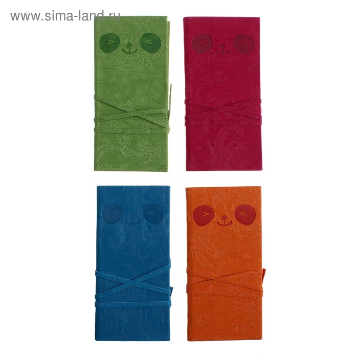 Записная книжка обл ПВХ А6+ 80л лин Кто это? цв блок МИКС - Фото 1