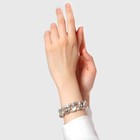 Браслет «Цепь» покрытие, цвет серебро, L=19 см - фото 24668798