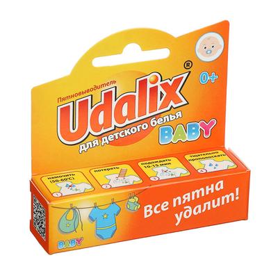 Карандаш пятновыводитель Udalix baby, для детского белья, 35 г