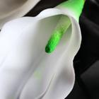 Цветок искусственный "Калла" 7х65 см, белый - фото 6341636
