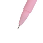 Ручка гелевая 0,5 мм, стержень синий "Стразы фиолетовые" - Фото 4