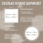 Шарики для сухого бассейна «Перламутровые», диаметр шара 7,5 см, набор 150 штук, цвет белый - Фото 2