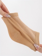 Напяточники для педикюра, универсальный размер, 16×8.5 см, бежевые - Фото 6