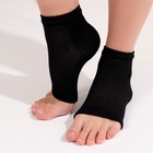 Напяточники для педикюра, увлажняющие, универсальный размер, 16×8.5 см, чёрные - Фото 2