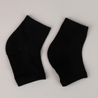 Напяточники для педикюра, увлажняющие, универсальный размер, 16×8.5 см, чёрные - Фото 3