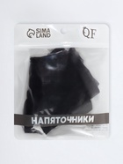 Напяточники для педикюра, увлажняющие, универсальный размер, 16×8.5 см, чёрные - Фото 5