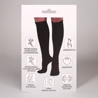 Гольфы утягивающие, универсальные, не являются медицинским изделием, 38-41 р-р, пара, чёрные - Фото 12