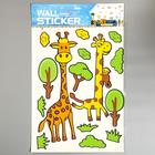 Наклейка интерьерная EVA «Жирафы», 79×49 см - фото 68048947