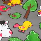 Наклейка EVA "Зебра и другие зверушки" 79х49 см 5169153