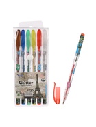 Набор гелевых ручек, 6 цветов, металлик, узел 0.7 мм, в блистере на кнопке - Фото 8