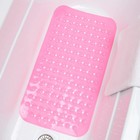 Коврик противоскользящий в ванну Доляна «Пузырьки», на присосках, 37×71 см, МИКС - Фото 2