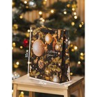 Пакет подарочный новогодний ламинированный «Новогодняя ёлочка», M 26×30×9 см 4843338