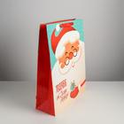 Пакет ламинированный вертикальный «Подарок от Деда Мороза», L 31 × 40 × 11,5 см - Фото 2