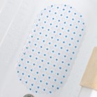 Коврик противоскользящий в ванну на присосках Доляна «Крапинка», 36×66 см, МИКС - Фото 2