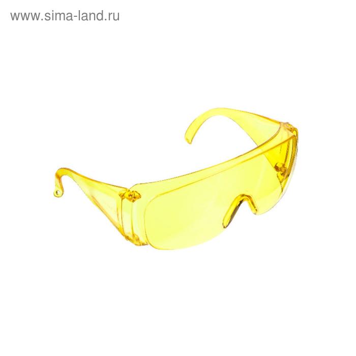 Очки защитные "РемоКолор" 22-3-012, открытого типа, желтые - Фото 1