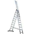 Лестница трехсекционная "РемоКолор" 63-3-012, универсальная, алюминиевая, 12 ступеней - фото 298949041