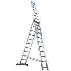Лестница трехсекционная "РемоКолор" 63-3-014, универсальная, алюминиевая, 14 ступеней - фото 295010216
