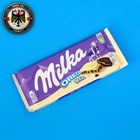 Шоколадная плитка Milka Oreo White, 100 г - фото 321448922