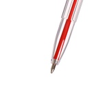 Набор ручек шариковых, 6 цветов, корпус прозрачный с цветными колпачками - Фото 6