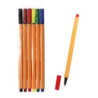 Набор капиллярных ручек, 6 цветов, узел 0.4 мм, МИКС - Фото 2