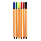 Набор капиллярных ручек Calligrata «Полоски», 6 цветов, линия 0.4 мм, МИКС - Фото 6