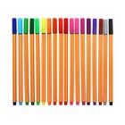 Набор капиллярных ручек, 18 цветов, узел 0.4 мм - Фото 3