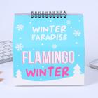 Шкатулка - домик Flamingo winter, + планер 50 листов - Фото 3