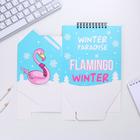 Шкатулка - домик Flamingo winter, + планер 50 листов - Фото 9