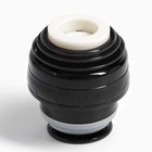 Термос гильза Мастер К, 500 мл, 24×7 см, с кружкой, с помпой, сохраняет тепло 10 ч, нержавеющая сталь, чёрный - Фото 3