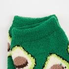 Носки женские махровые "Авокадо", цвет зелёный, размер 36-40 - Фото 2