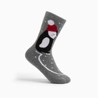 Носки женские махровые, цвет серый, р-р 23-25 (р-р обуви 36-40) - фото 4871943