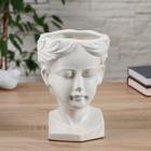 Ваза «Цветущие мысли», 13.5×20 см, керамика, белая - фото 41976452