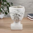 Ваза «Цветущие мысли», 13.5×20 см, керамика, белая - фото 41976453