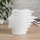 Ваза «Шанталь», 5×26×21.5 см, керамика, белая - фото 42602667