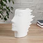 Ваза «Шанталь», 5×26×21.5 см, керамика, белая - фото 42602668