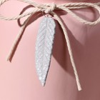 Ваза «Домашняя», бантик с листочком, 9×10×20 см, керамика, МИКС - Фото 4