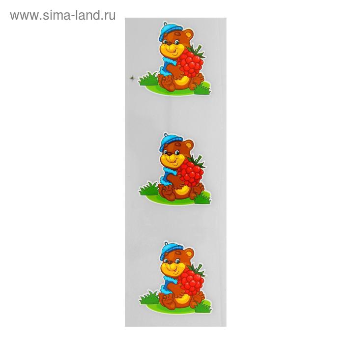 Термонаклейка «Мишка», набор 15 шт. - Фото 1