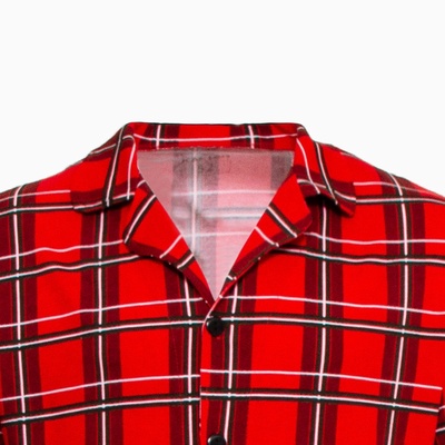 Пижама мужская (рубашка, брюки) KAFTAN «Клетка», размер 48