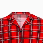 Пижама новогодняя мужская KAFTAN "Клетка", цвет красный, размер 54 - Фото 7