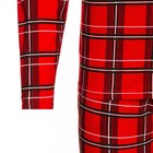 Пижама новогодняя мужская KAFTAN "Клетка", цвет красный, размер 54 - Фото 8