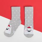 Набор новогодних детских носков KAFTAN «Мишка» 3 пары, р-р 14-16 - Фото 4